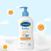Cetaphil Baby Wash & Shampoo with Organic Calendula Tear-Free – 400ml | Gentle Skincare for Babies