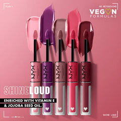 NYX Shine Loud Lipstick – Ultra-Pigmented, Transfer-Proof