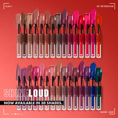 NYX Shine Loud Lipstick – Ultra-Pigmented, Transfer-Proof