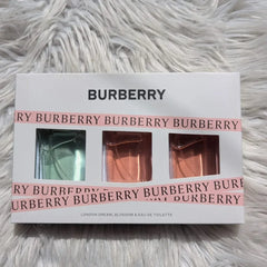 Burberry Gift Pack of 3 (30ml Each) – Luxury Mini Perfume Set for Men & Women