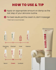 K-Secret Seoul 1988 Snail Mucin 93% + Rice Cream 100g – Hydrating & Brightening Korean Moisturizer