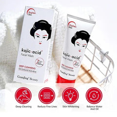 Guanjing Beauty Kojic Acid Facial Wash 100G – Brightening Cleanser for Glowing Skin