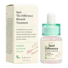 AXIS-Y Spot The Difference Blemish Treatment 15ml – Gentle Korean Acne Spot Corrector