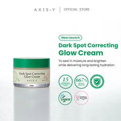 AXIS-Y Dark Spot Correcting Glow Cream 50ml – Brightening Niacinamide Cream for Dark Spots & Uneven Skin Tone