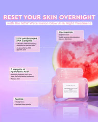 Glow Recipe Watermelon Glow AHA Night Treatment 60ml – Overnight Radiance & Hydration