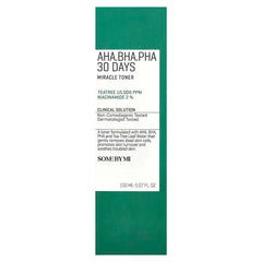 Some By MI AHA.BHA.PHA 30 Days Miracle Toner 150ML – Exfoliating & Brightening
