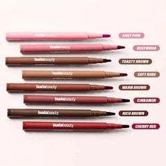 Huda Beauty Lip Contour Lip Stain Soft Nude – 12 Hour Long Lasting Matte