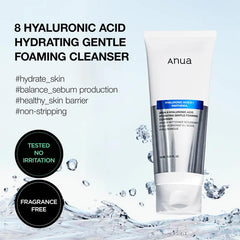 Anua Hyaluronic Acid 8+ Gentle Foaming Cleanser 150ml