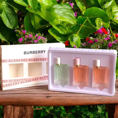 Burberry Gift Pack of 3 (30ml Each) – Luxury Mini Perfume Set for Men & Women