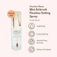 Charlotte Tilbury Airbrush Flawless Setting Spray 100ml | Long-Lasting Makeup Fixer