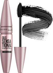 Maybelline Lash Sensational Mascara – Very Black | Volumizing & Lengthening Mascara