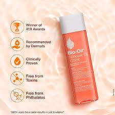 Bio-Oil Body Oil 200ml – Skincare Oil for Stretch Marks, Scars & Uneven Skin Tone