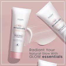 Oriflame Glow Essentials Face Wash 125 ML – Vitamin E & B3 Cleanser