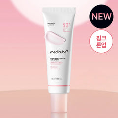 Medicube PDRN Pink Tone Up Sun Cream SPF 50+ PA++++ – Brighten & Protect