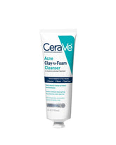 CeraVe Acne Clay To Foam Cleanser 118ml – Salicylic Acid Acne Face Wash for Oily Skin