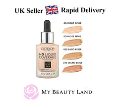 Catrice HD Liquid Coverage Foundation – Full Coverage & Matte Finish