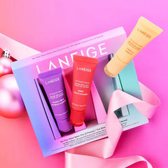 LANEIGE Lip Glowy Balm Trio Set – Hydrating & Nourishing Lip Care