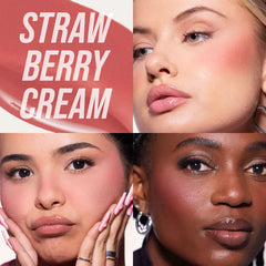 Huda Beauty Blush Filter Liquid Blush Strawberry Cream 4.5ml | Long-Lasting Dewy Glow