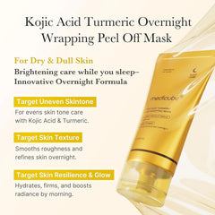Medicube Kojic Acid Turmeric Night Wrapping Mask – 75ml | Brightening & Hydrating Overnight Treatment