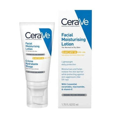 CeraVe Facial Moisturising Lotion AM SPF50 – Hydrating Daily Face Lotion with Broad Spectrum Sunscreen – 52ml