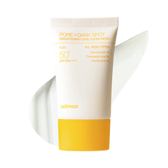 Celimax Pore+ Dark Spot Brightening Care Sunscreen 50ML – Tone-Up SPF Protection for Glowing Skin