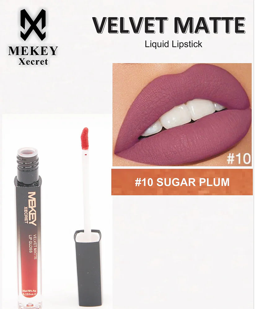 Mekey Xecret Velvet Matte Lip Gloss