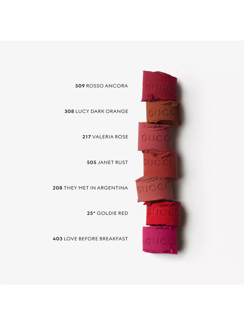 Gucci Rouge À Lèvres Mat Lipstick Trio – Luxury Matte Lipstick Set