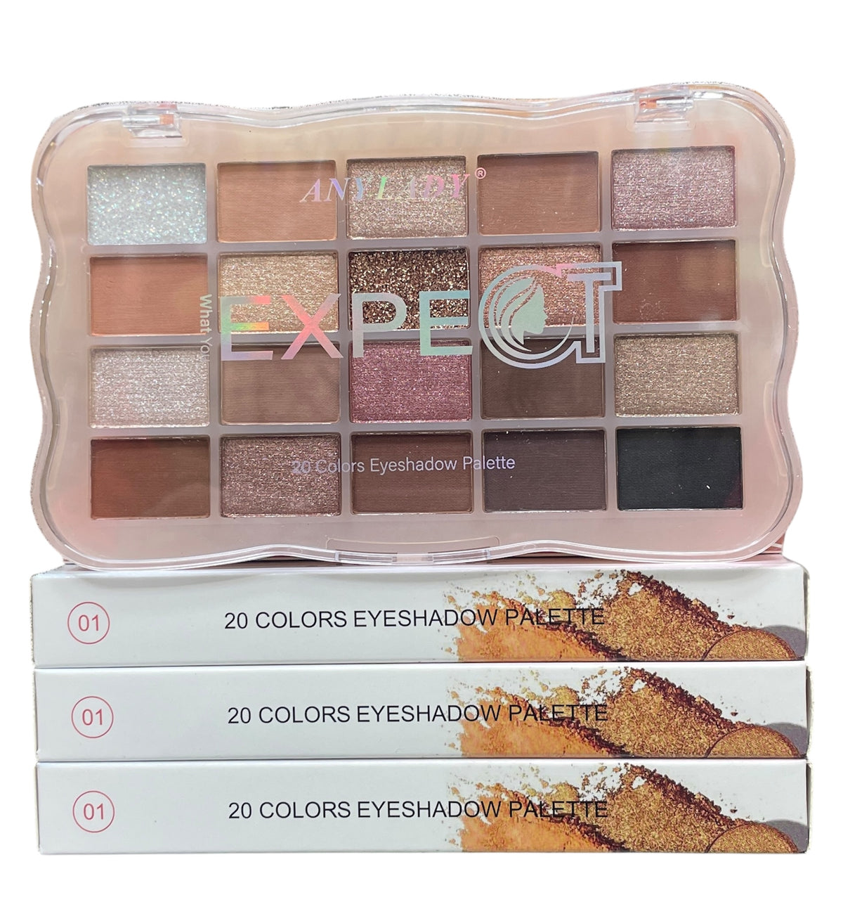 Any Lady What You Expect 20 Colors Eyeshadow Palette-01