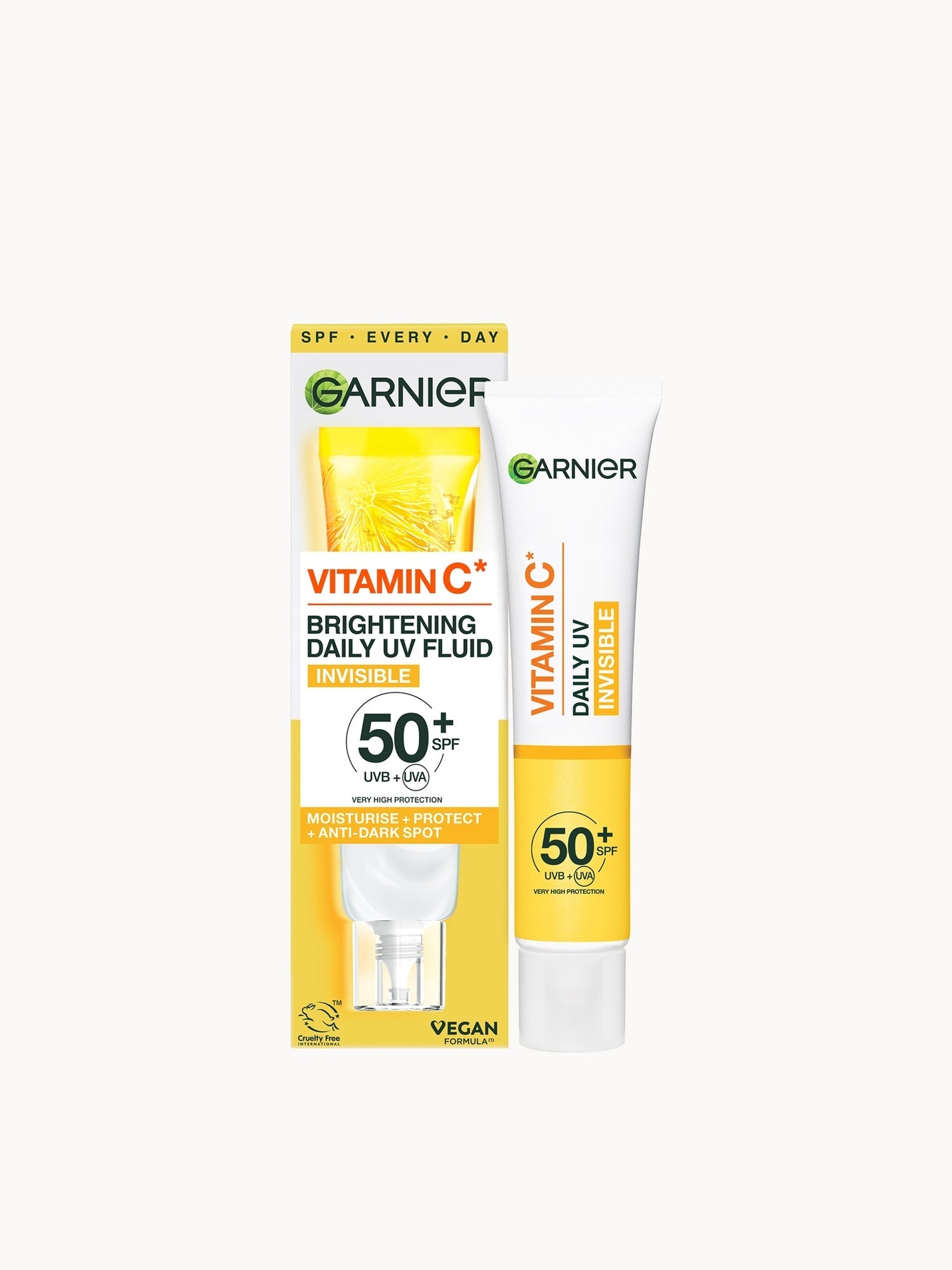 Garnier Skin Active Vitamin C Daily UV Brightening Fluid Glow SPF50+ 40ml