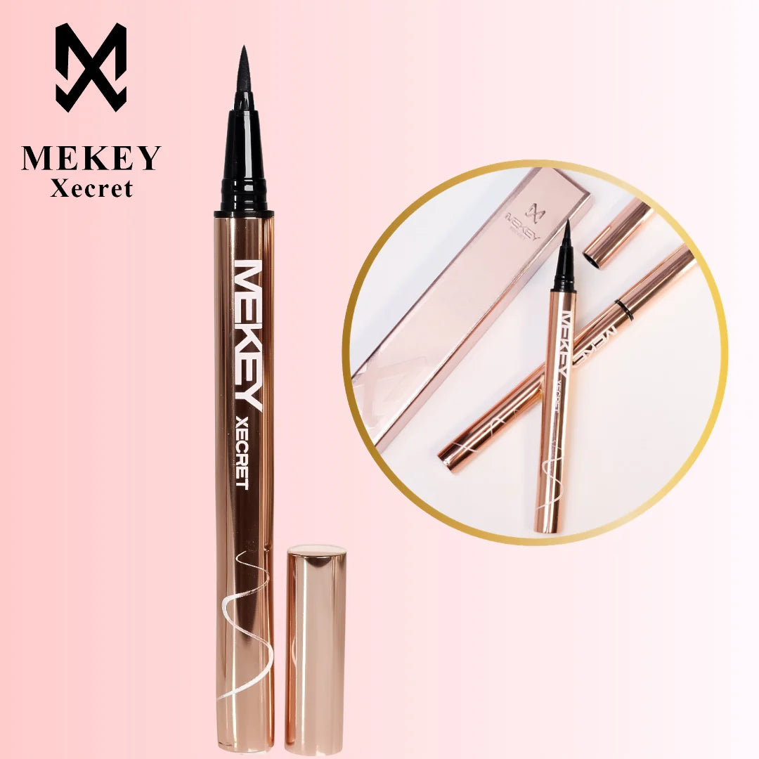 Mekey Xecret Marker Eyeliner : Ultra-Thin, Waterproof, Long Lasting, Quick Dry, Easy to Use, High Pigment - Perfect Precision!