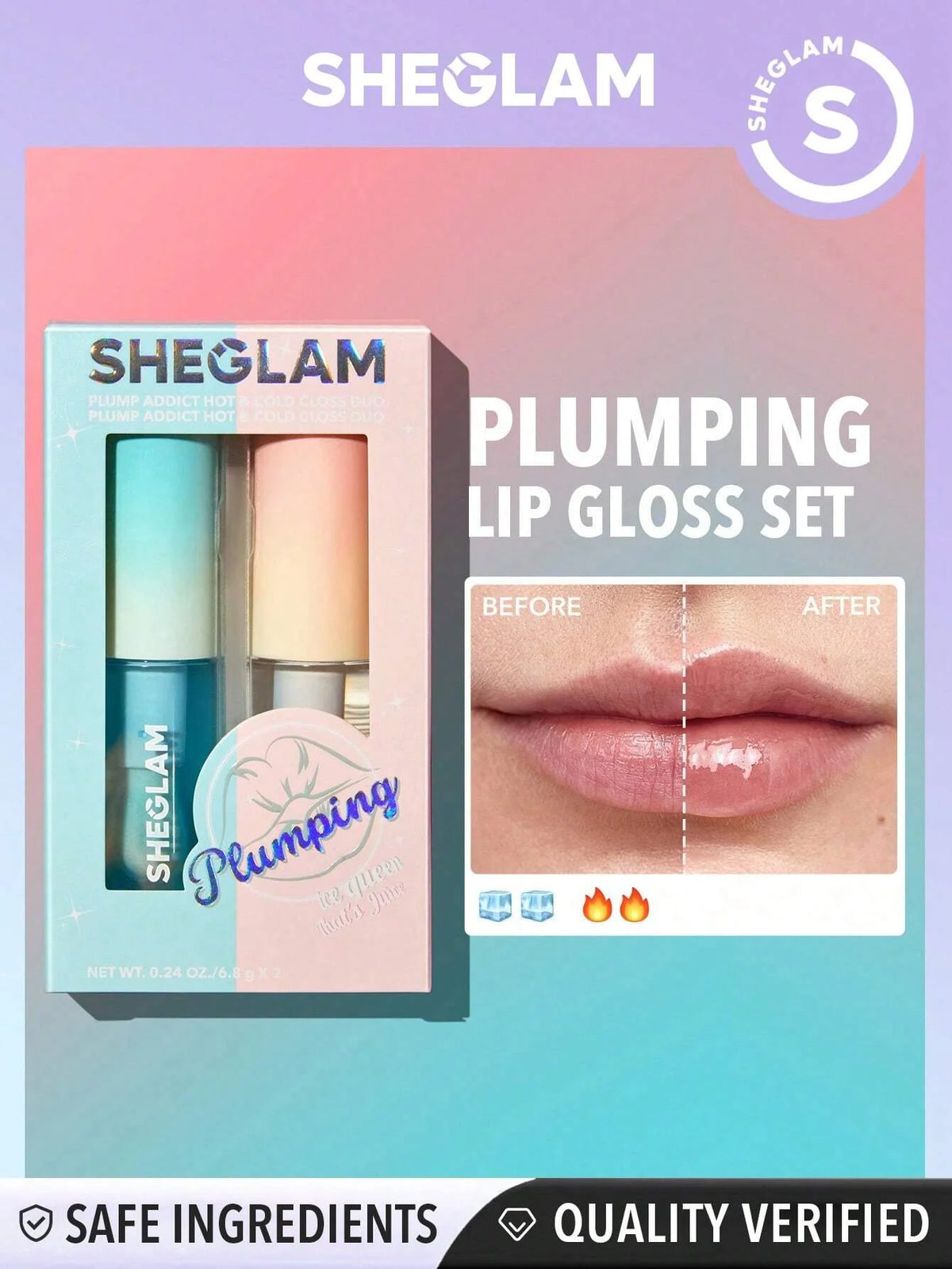 Sheglam Plumping Lip Oil Set