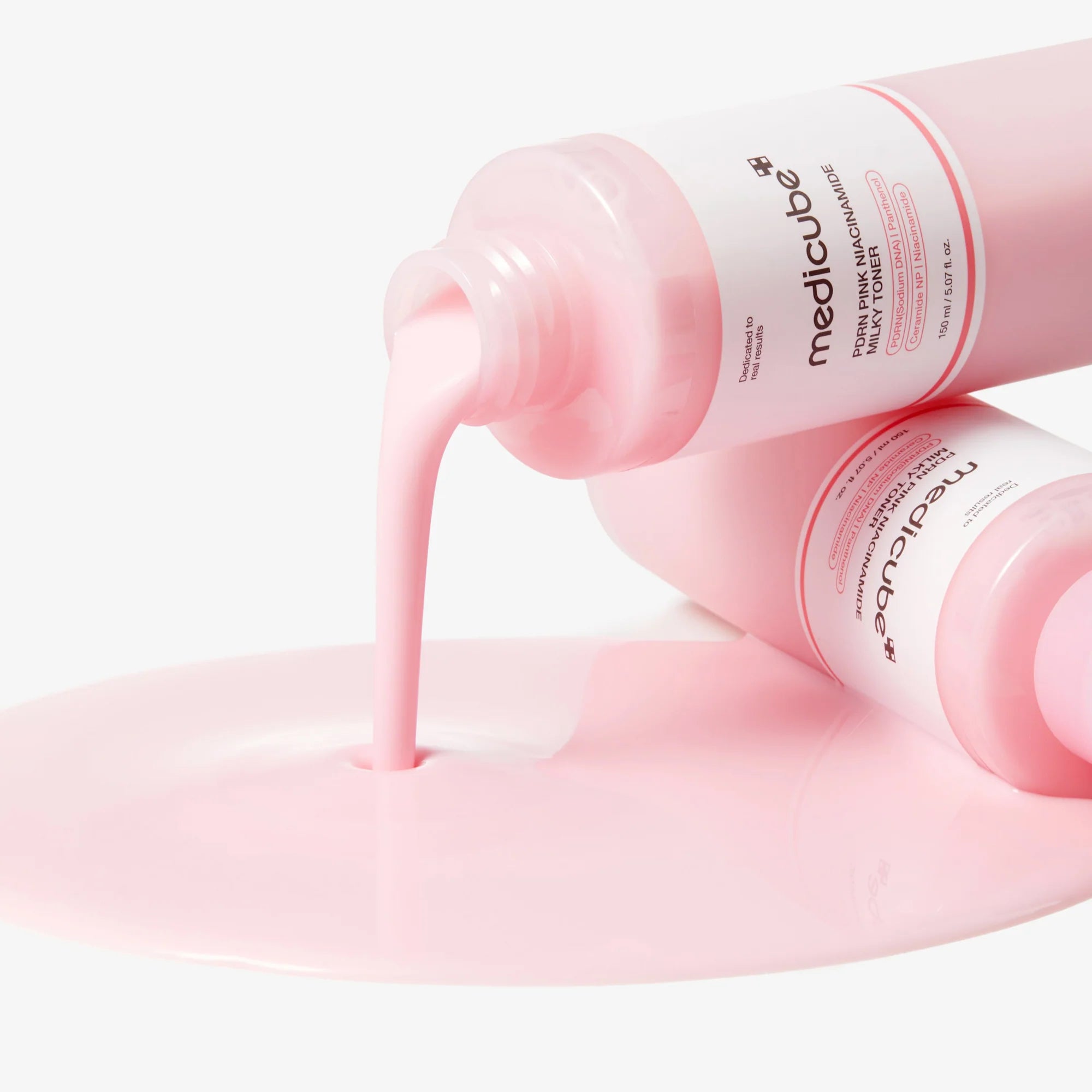 Medicube PDRN Pink Niacinamide Milky Toner 150ml | Hydrating & Brightening Toner