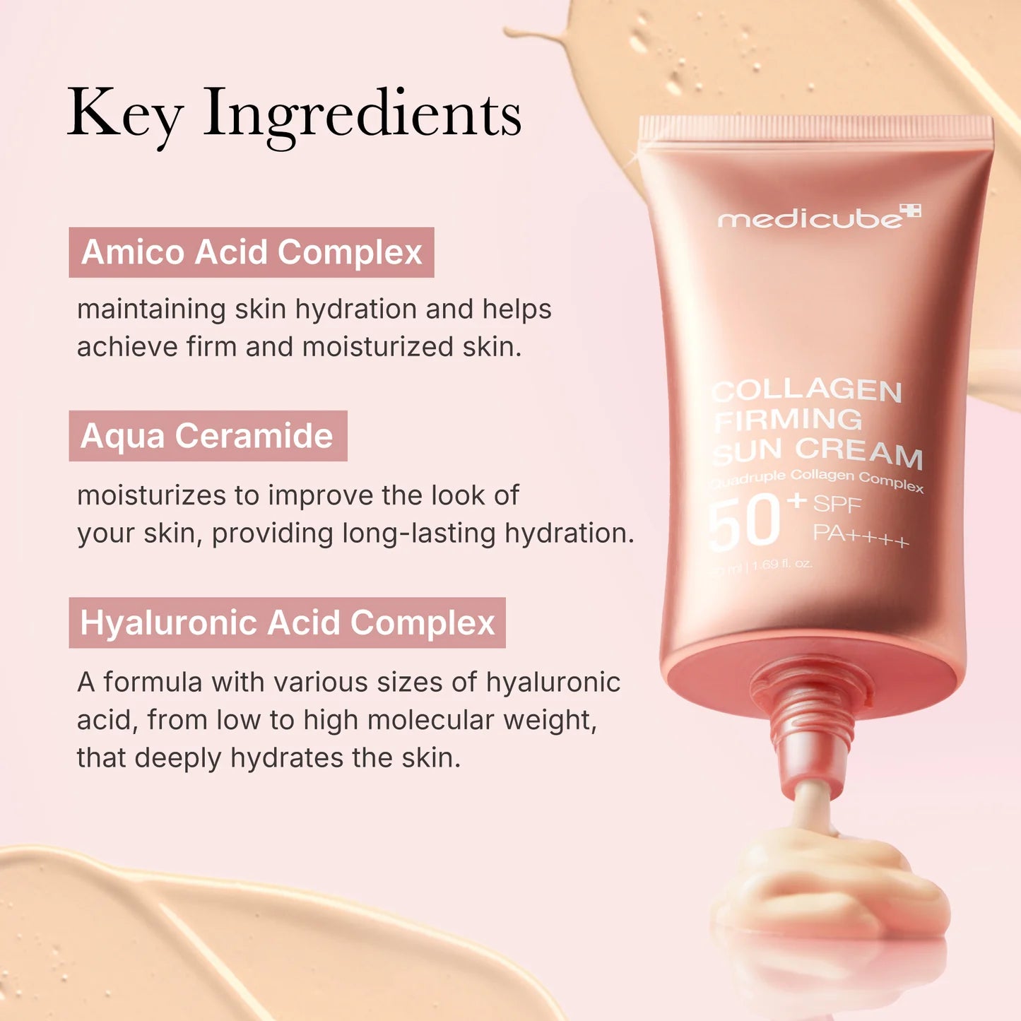 Medicube Collagen Firming Sun Cream SPF50+ PA+++ | Anti-Aging UV Protection