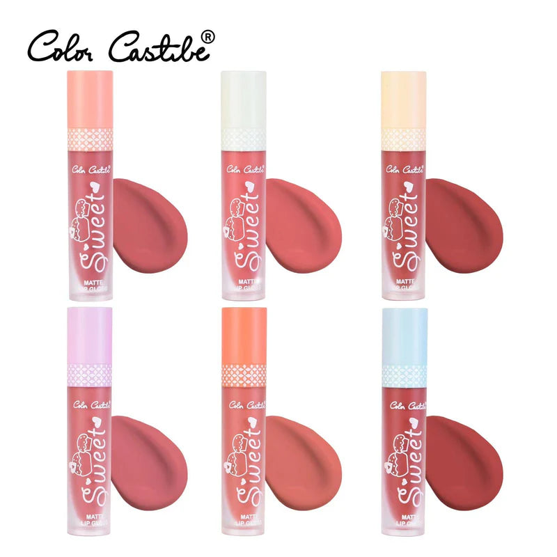 Color Castle Sweet Pack Of 6 Matte Lipgloss