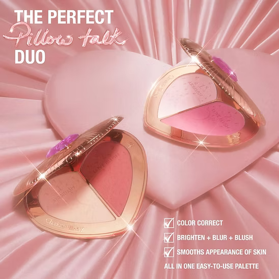 Charlotte Tilbury Pillow Talk Beauty Soulmates Face Palette Flawless Pink