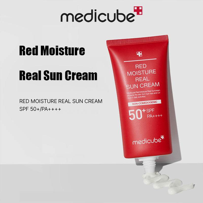Medicube Red Moisture Real Sun Cream 50ml | SPF 50+ Hydrating Sunscreen