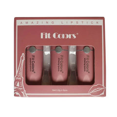 Fit Color Lipstick Set (Pack Of 3)