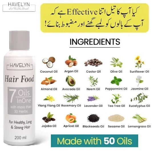 Havelyn Hair Food 7in1 Oils-200ML