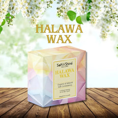 Soft & Shine HALAWA WAX 300g Tin Packaging With Applicator Card