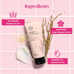 The Face Shop - Rice Water Bright Cleansing Foam 150ML (Korean)