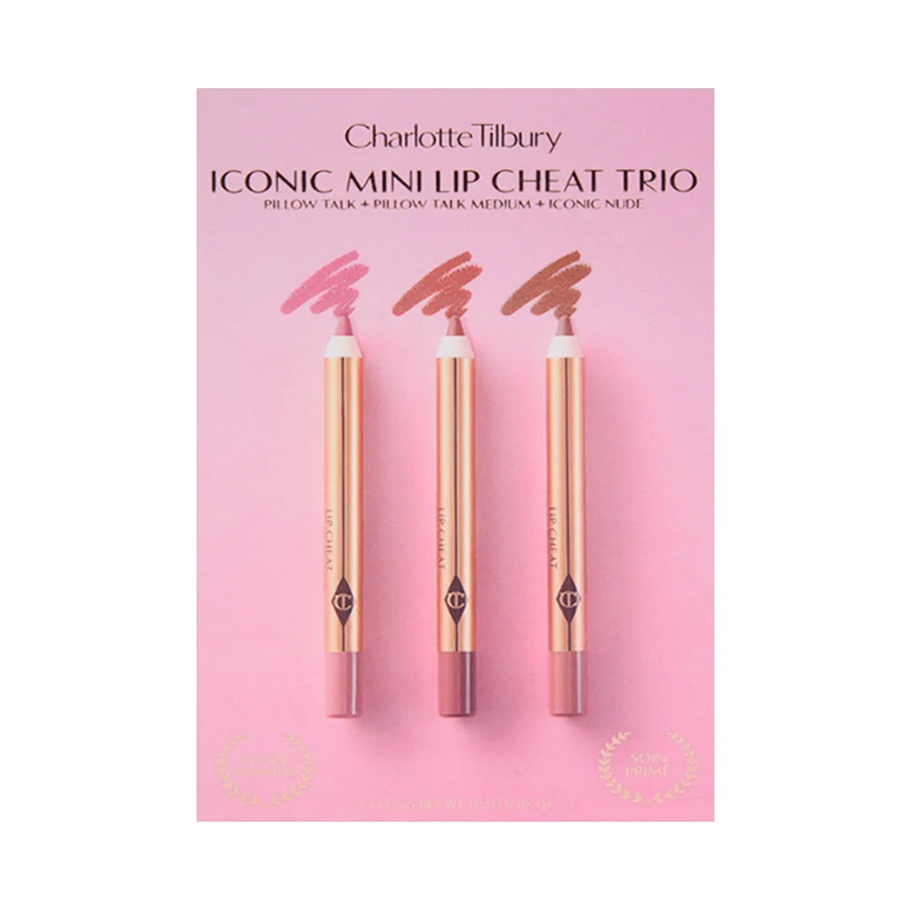 Charlotte Tilbury Mini Iconic Lip Cheat Lip Liner Trio