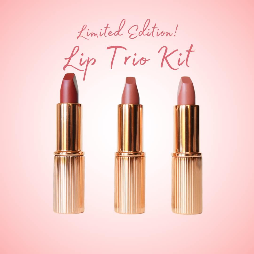 Charlotte Tilbury Iconic Mini Lip Trio Kit | Limited Edition Luxury Lip Set