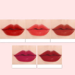 Heng Fang Pack of 5 Lipstick Soft Valvet Matte Colors