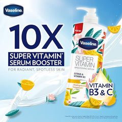 Vaseline Super Vitamin Citrus & Vitamin B3 Serum 360ml – Brighten & Hydrate Skin