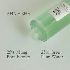 Beauty of Joseon Green Plum Refreshing Toner : AHA + BHA-150ML