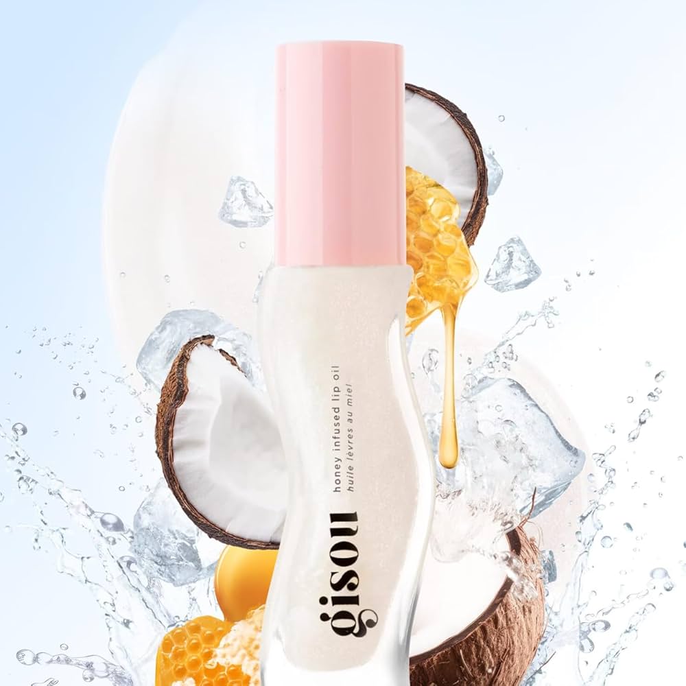 Gisou Honey Infused Lip Oil 8ml – Deeply Nourishing, High-Shine Lip Treatment