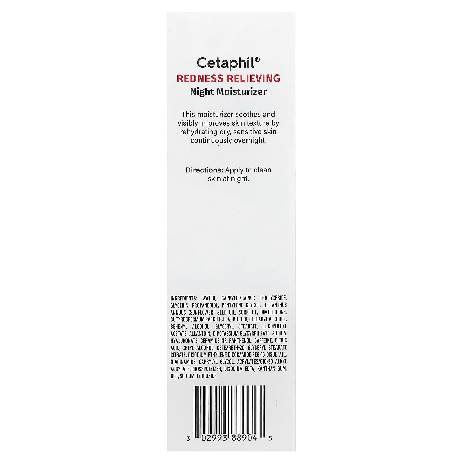 Cetaphil Redness Relieving Night Moisturizer 50ml