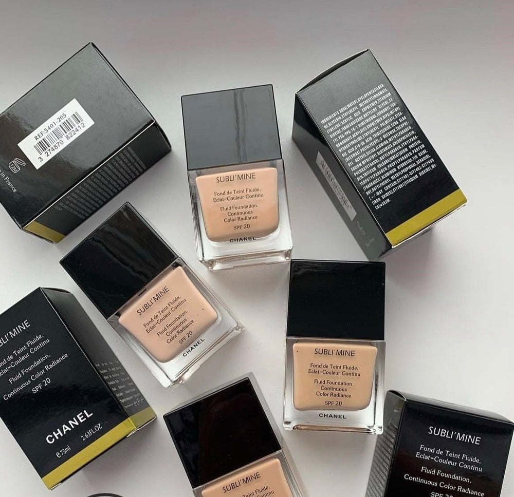 CHANEL SUBLI'MINE Fluid Foundation SPF 20 – 75ml | Radiant, Long-Lasting Perfection