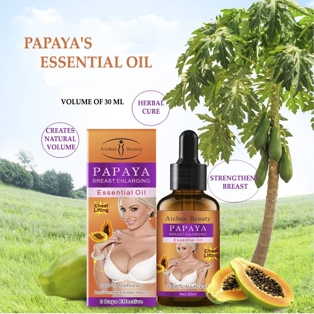 Aichun Beauty Papaya Breast Firming Oil 30ml – Tightening & Lifting Care