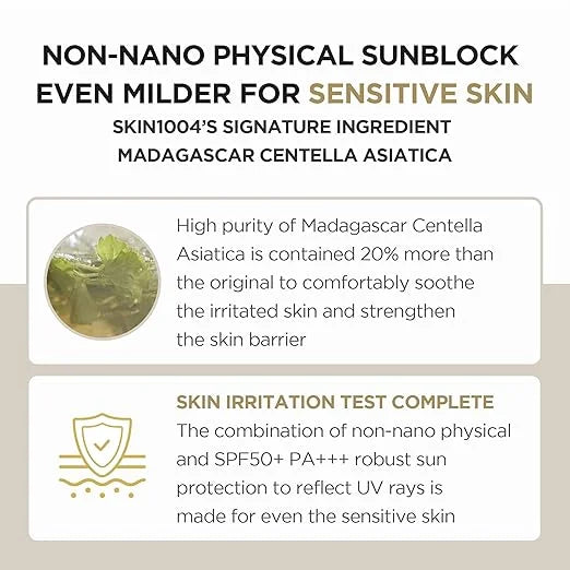 Skin 1004 Madagascar Centella Air-Fit All Skin Type Suncream Plus Spf50+ Pa++++-50Ml